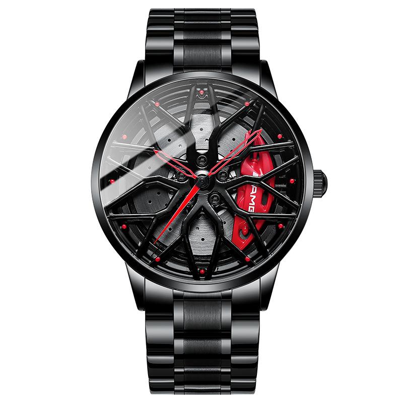 SVJ Wheel Watch Forged Hollow Watch Men's AMG 488 Hydraulic Men's Watch Quartz Watch