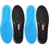 Kozzim Deodorizing Sponge Memory Foam Insoles for Work 2 Size M Antibacterial, Insoles, Soft, Breathable, Sweat-Absorbing, Shock-Absorbing, (Black,