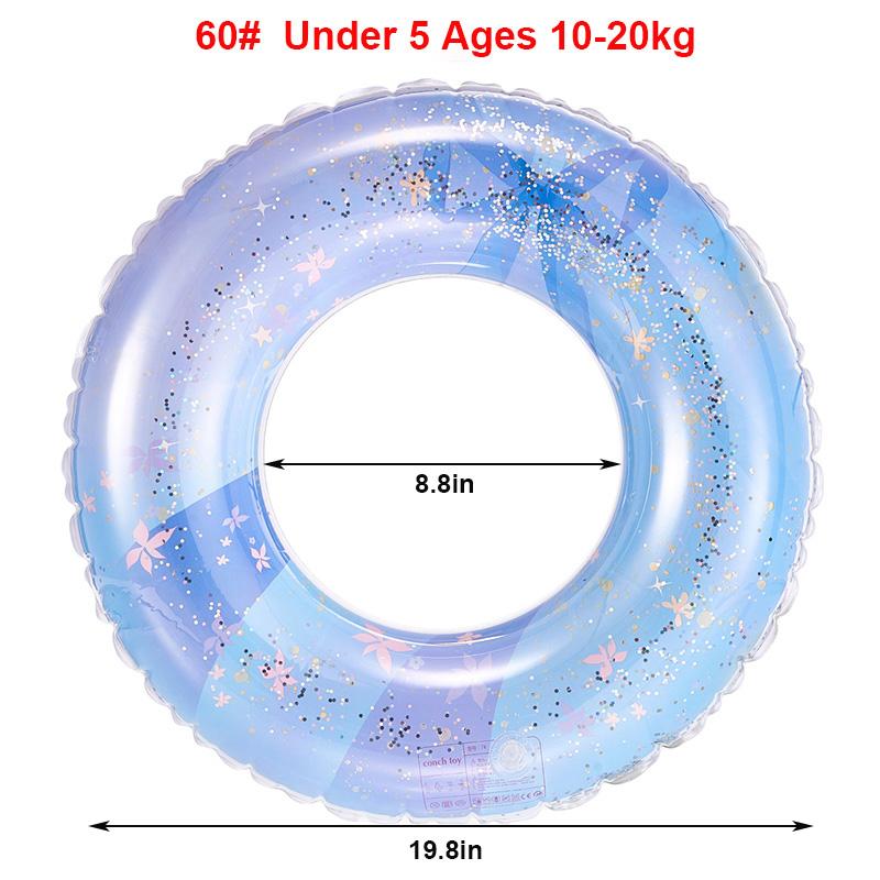 Aufblasbarer Schwimmring für Schwimmring Damen Pool Schwimmtiere Schwimmrohr Kreis Sommer Strand Wassersport Erwachsenen Schwimmhilfe