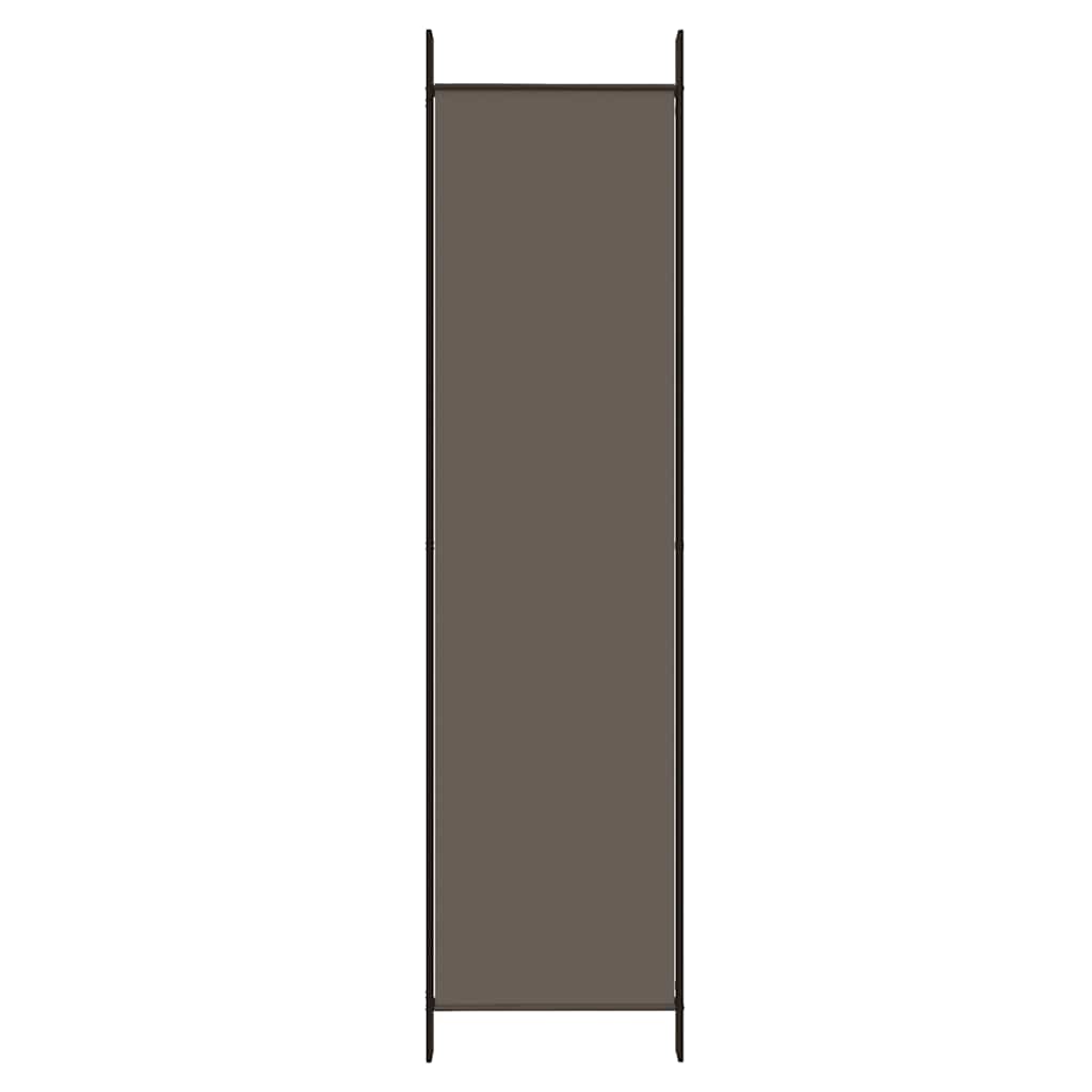 Vidaxl 6-Panel Room Divider, Anthracite, 300X200 Cm, Fabric