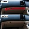 For Honda Accord Sedan 2003-2007 Carbon Fiber Car Accessories Copilot Storage Box Strip Panel Interior Cover Trim Sticker