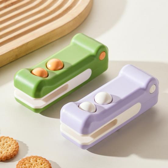 Mini zgrzewarka do żywności wielokrotnego ładowania z ukrytym nożem, przenośna maszyna do zgrzewania toreb plastikowych, zgrzewarka ręczna do przekąsek, przypraw