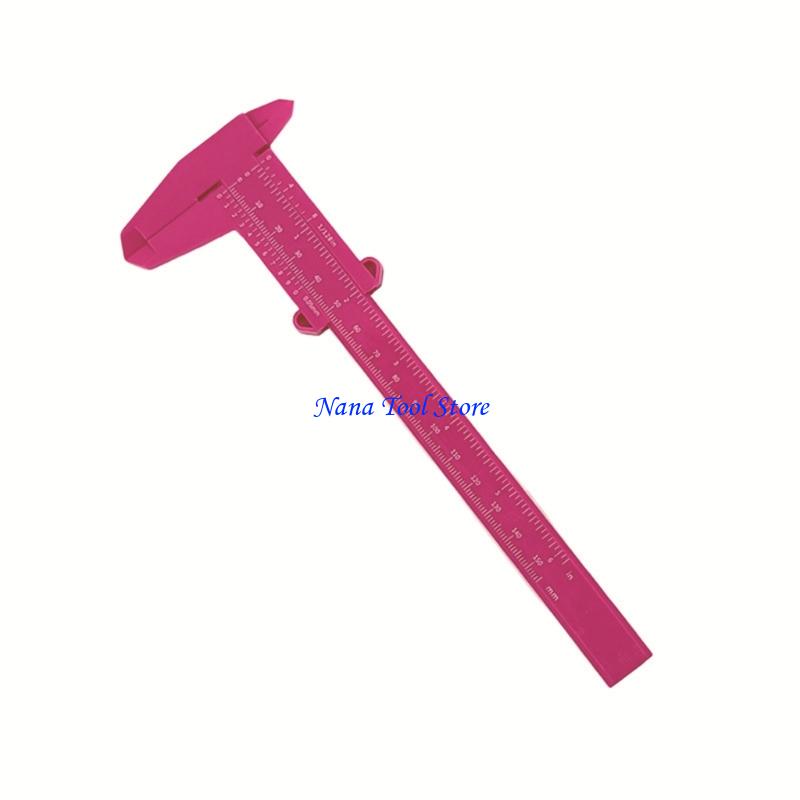 31GJ Double Scale 150mm Plastic Vernier Caliper For Precise Measurement Light Weight