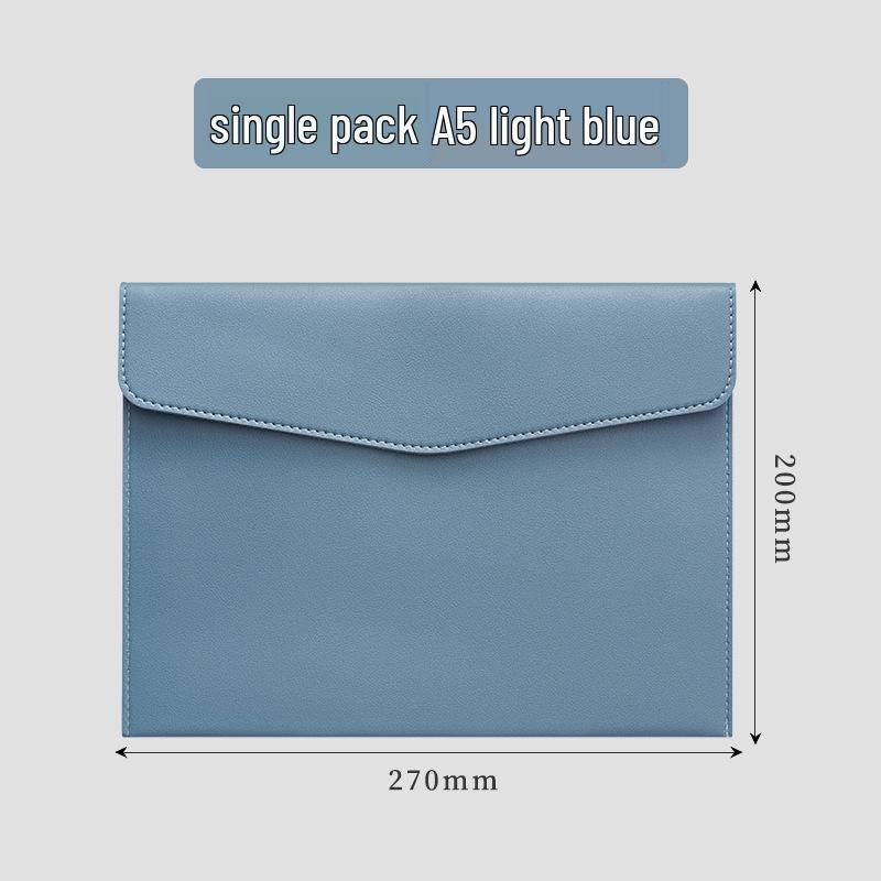 A4 Leather Business Conference Folder with Custom Logo