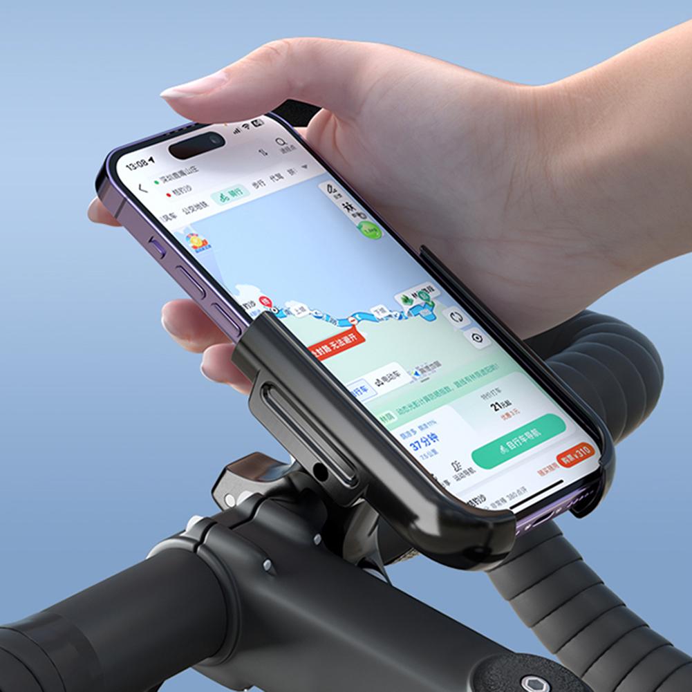 Bicycle Phone Holder 360° Rotation Bicycle Phone Mount Stand Motorcycle Mobile Phone Mount for Motorcycle Scooter Handlebar