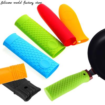Silicone World Silicone Heat Insulated Pot Handle Sleeve Anti Scalding Anti Slip Pot Handle Cover Cookware Parts Kitchen Tools
