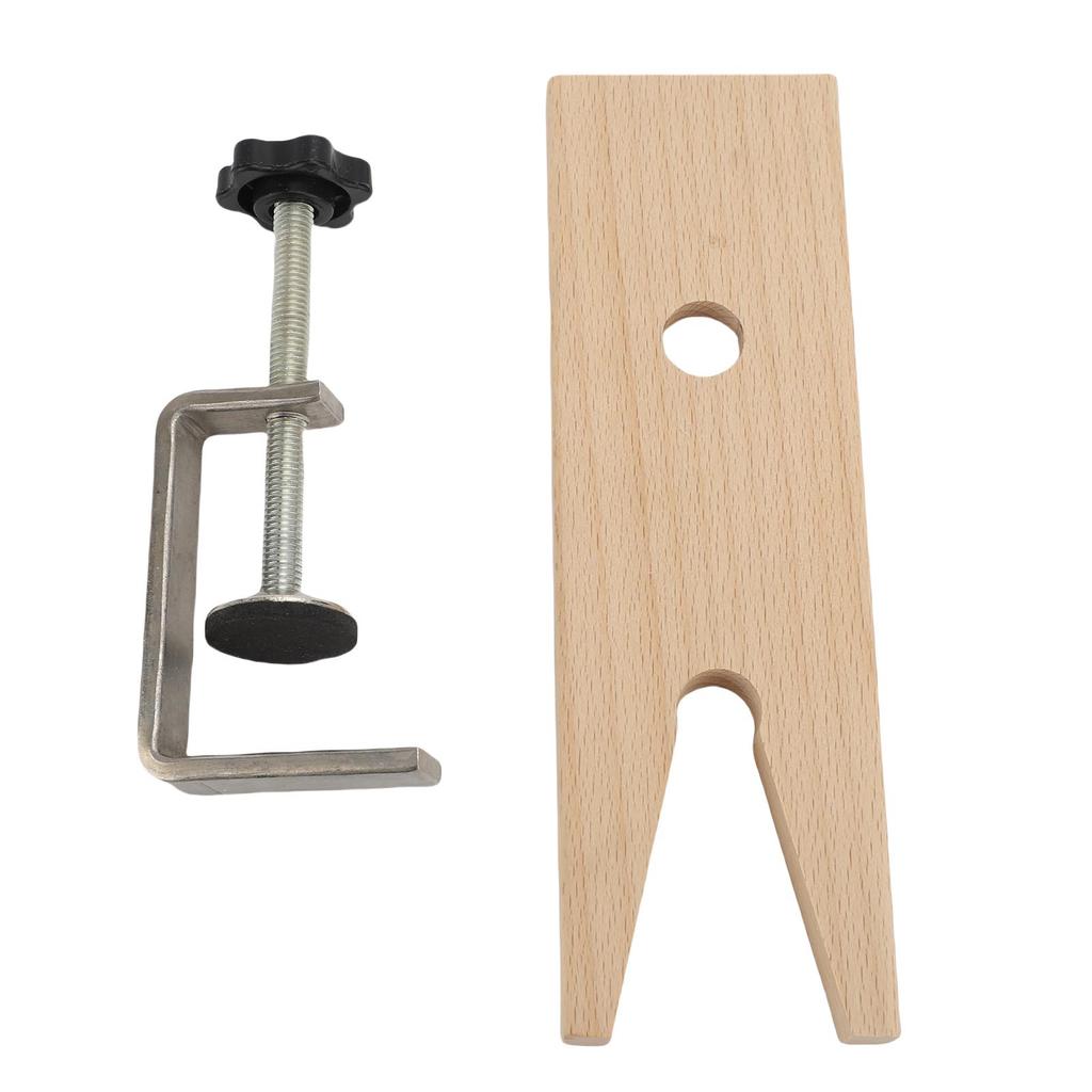 Bench Pin Clamp for Jewelry Making V Slot Workbench Attachment Wooden Bench Pin Clamp