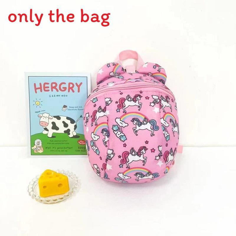

Horse Cute Deer Car Pattern Children Backpack Kindergarten For Pink Pony