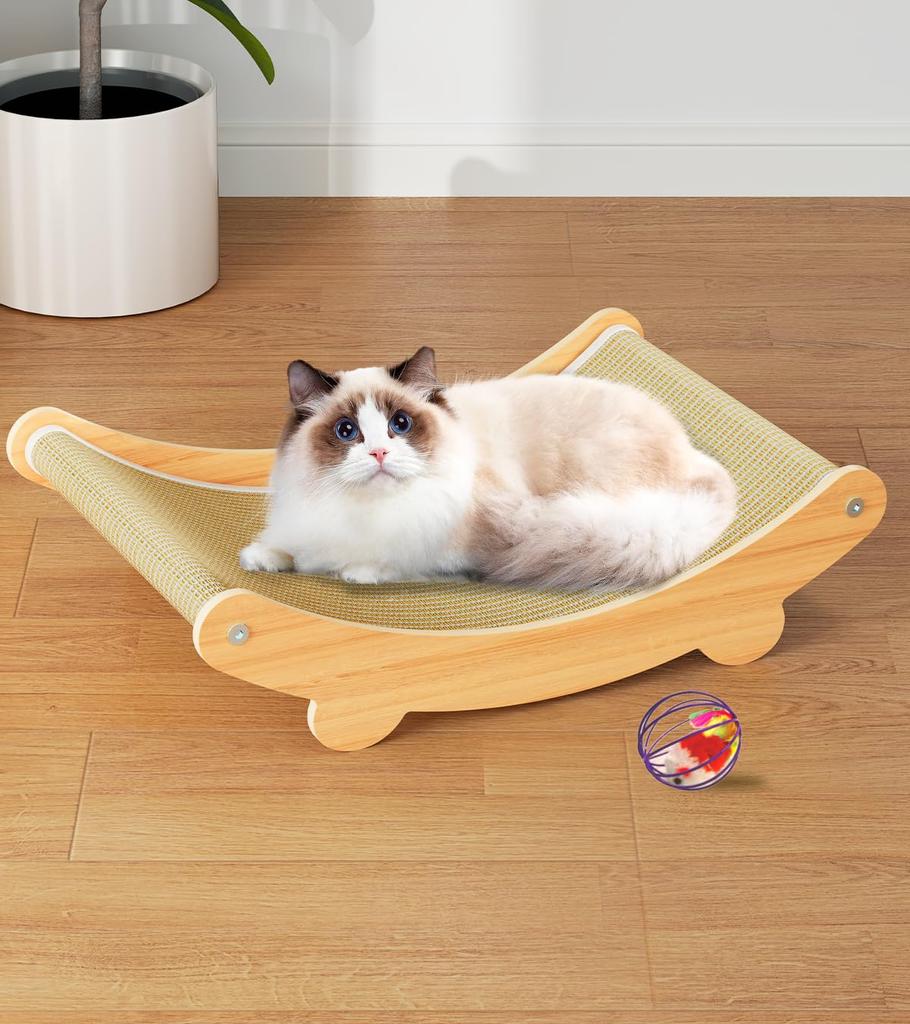 Zefei Cat Cat Scratching Cat Natural Hemp Design for Cat Cat Scratching Post with Popular Cat Hemp Insect Stress Wooden Cat Scratcher with Cat