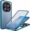 Case for Xiaomi Redmi Note 15 Pro Plus 5G / Poco M8 Pro 5G, Magnetic Dual Glass, Blue