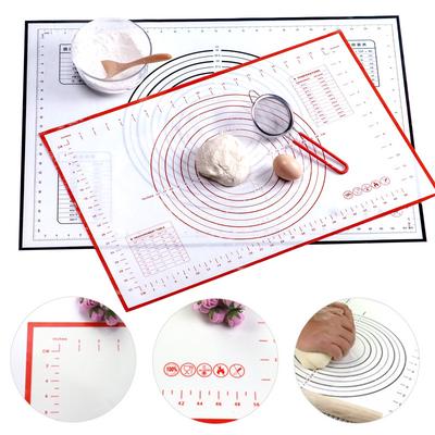 Multi-size Non-Stick Silicone Mat Pastry Cake Paste Flour Kneading Dough Mat Table Mats Baking Sheets Liners Pad Kitchen Tools