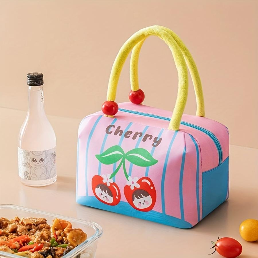Fun Fruit Lunch Bag Thickened Large Capacity Rice Box Bag Portable Thermal Preservation Lunch Pack Cute Handheld Ice Pack