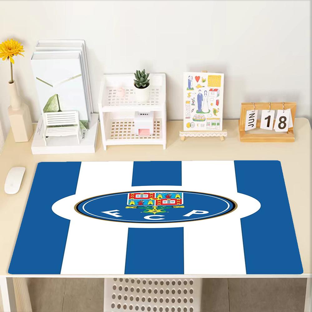 FC Porto Theme Mouse Pad, Non Slip Rubber Base, Multifunctional Office & Home Decor, Perfect for Workspace Personalization.