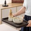 Japanese Forget-Me-Not Ceramic Matcha Bowl Set with Whisk & Spoon - Inspired by Song Dynasty