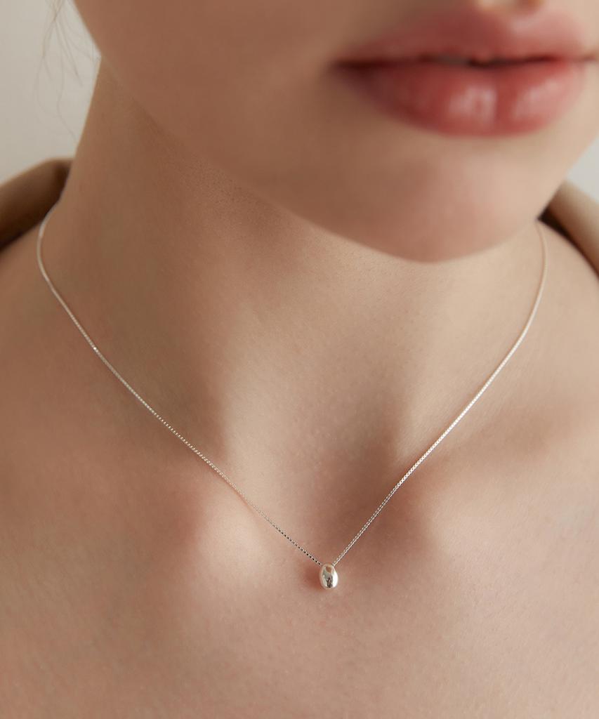 Tatiana (Silver 925) Egg Ornament Necklace Nz2130