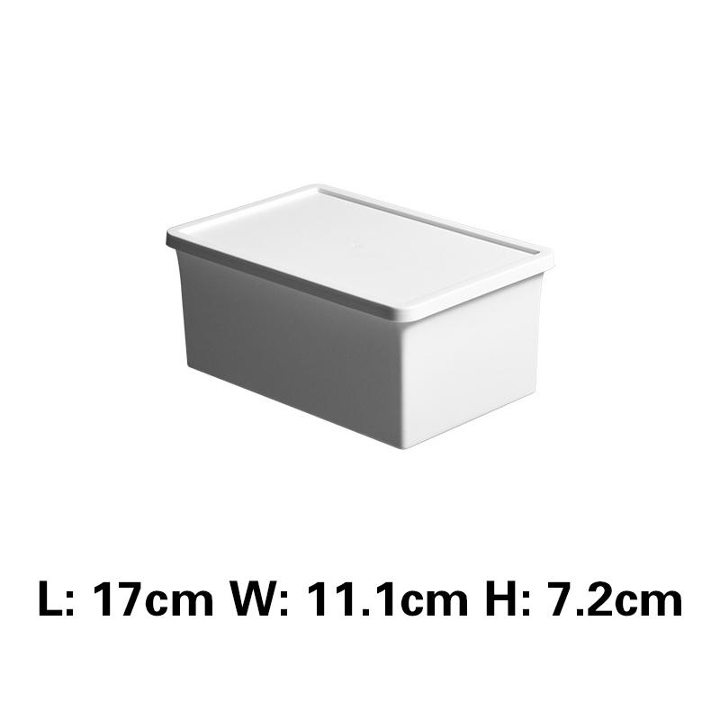 Japanese Plastic Dustproof Storage Box Drawer Closet Storage Container for Sundries Home Office Small Object Storage Organizer