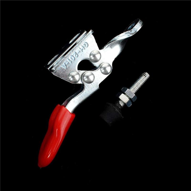 

48 Pieces Hand Tool Adjustable Toggle Clamp 201A Antislip Red Horizontal Clamp 201-A Quick Release Heavy Duty Tool-B61B