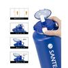 SANTECO Vacuum Insulated Water Bottle, Large Capacity, 1900ml, Keeps Cold or Hot, Includes Straw, Compatible with Direct Drinking Sports Drinks, Styli