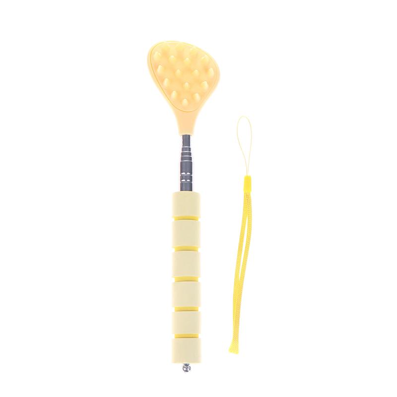 Extendable Cactus Back Scratcher With 2 Size Spikes Retractable One-Hand Itch Stick For Men & Women Portable Point Massage Stick