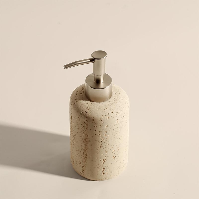 New Lotion Press Dispensing Bottle Bathroom Shampoo Empty Bottle Soap Dispenser Diffuser Case Toothpick Box Bathroom Accessories