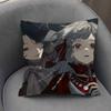 Rubuska Anime Reverse  Pillow Case Fashion Square Pillowcase Bedroom Sofa Room Ins Decoration Leisure