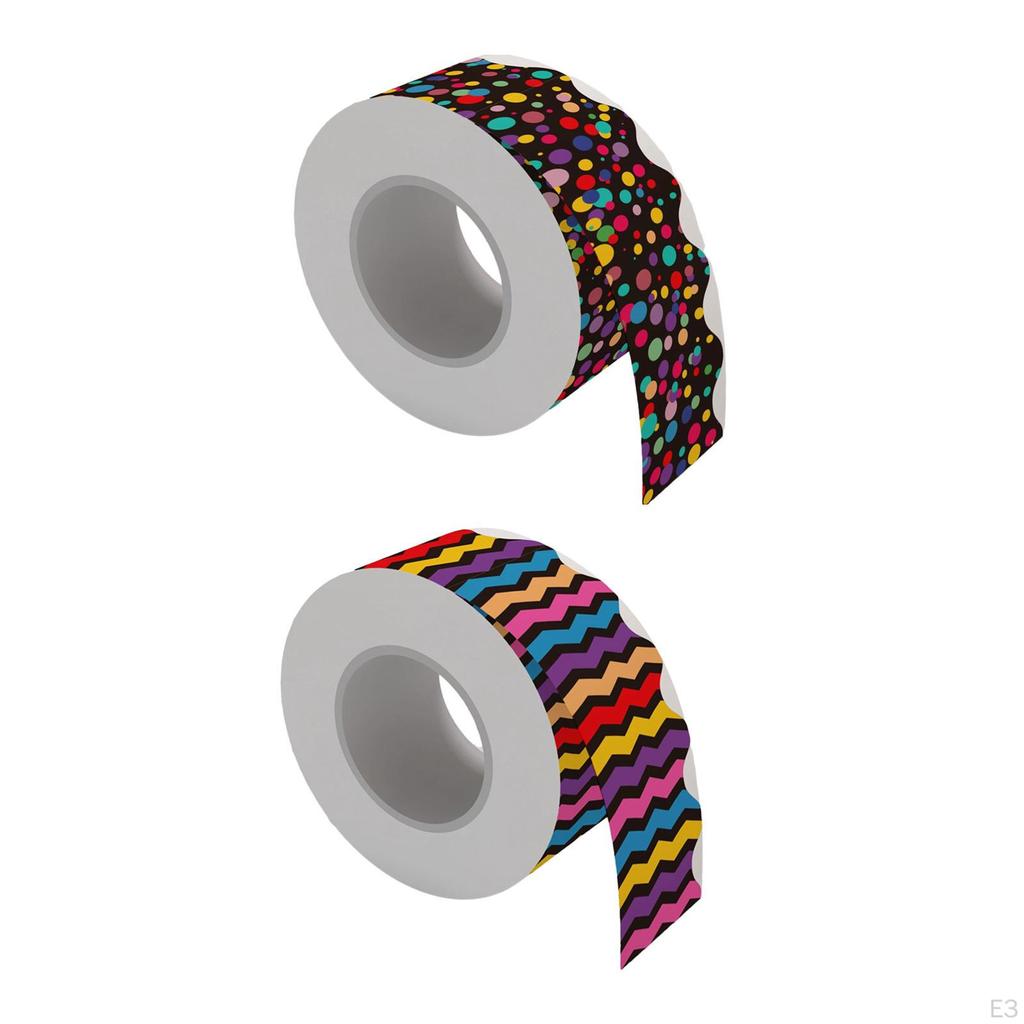 Bulletin Board Borders Classroom Border Stylish Cute Stickers with Creative Patterns for