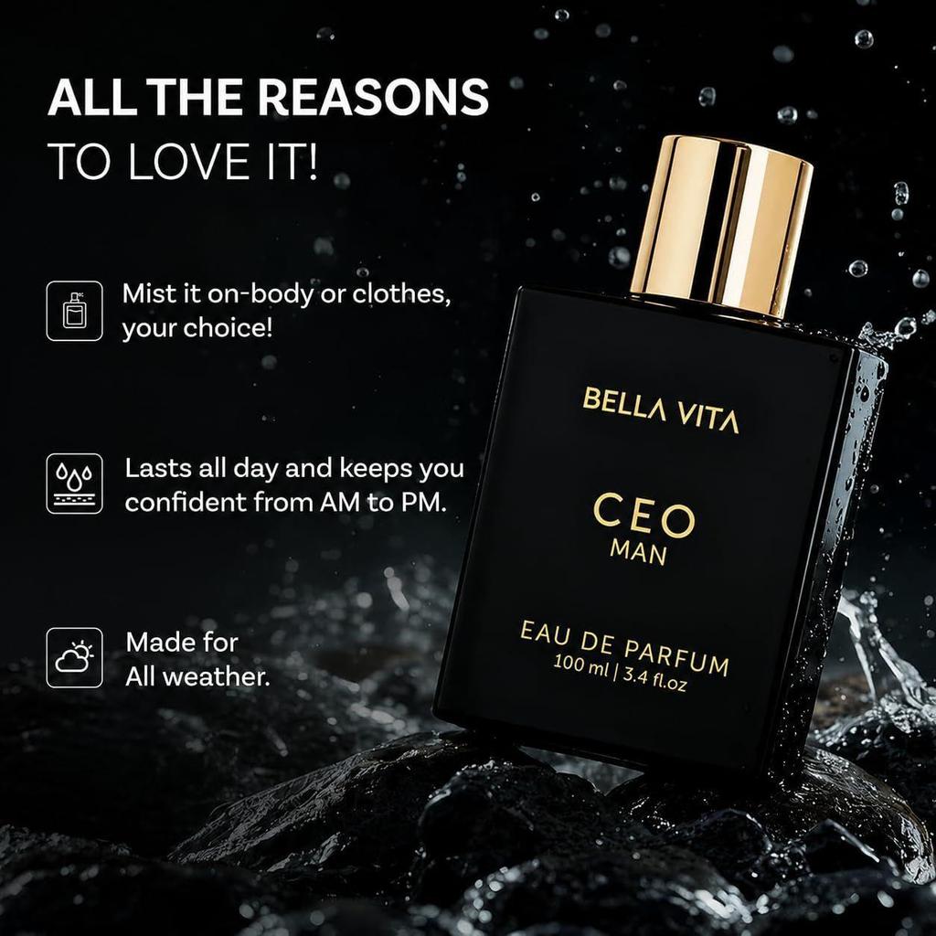 Bella Vita Luxury CEO Man | Long Lasting EDP 100ml |