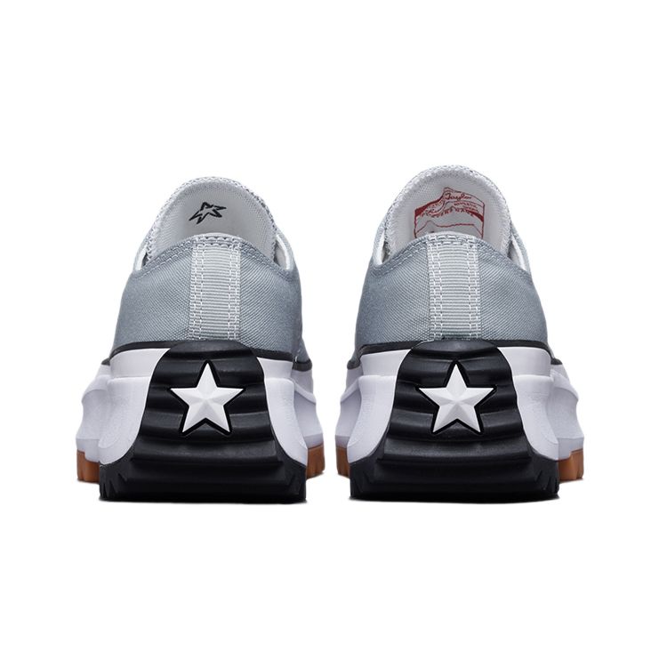 Converse Run Star Hike Low Ash Stone Unisex Sneakers Grey White Black 172491C