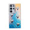 Electroplating Laser Suitable for Samsung S25ultra Mobile Phone Case Three-dimensional DIY Love S24Plus Premium A56