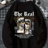 Crew Neck Sweatshirt, Drop Shoulder & Cozy, Great for Street Style & Lounging