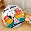 Custom Text Automatic 8 Bone Umbrella, Portable Sun Rain Protection UmbrellaSnoopy Peanuts