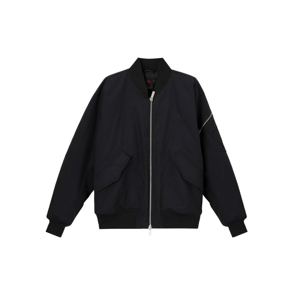Jordan Renegade Essentials Warm Woven Loose Long Sleeve Cotton Jacket Men Jackets Black HF9326-010