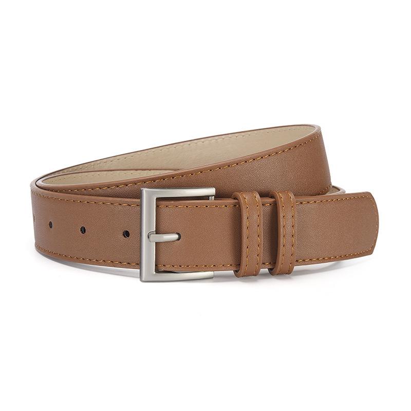 Neuer Damen-Gürtel aus PU-Leder mit Dornschließe - Stilvolles Accessoire für Freizeithosen, Mäntel, Jacken und Jeans