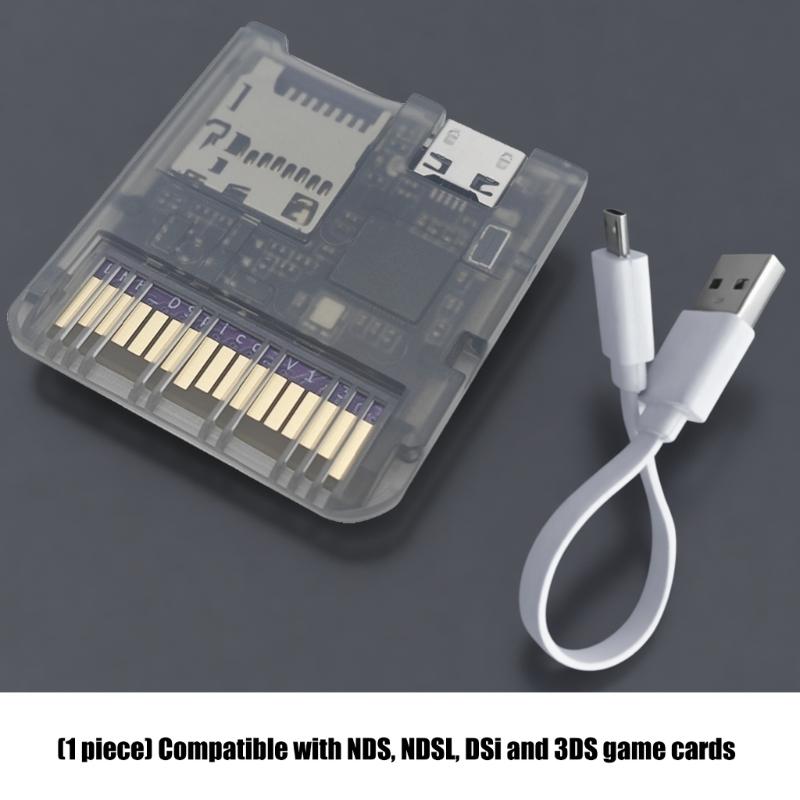Game Reader Cartridge for Console Transparent Case Game Card Easy Firmware Update Low Power Consumption