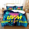 DJ Hip Hop Lit Killah Bedding Set Boys Girls Twin Queen Size Duvet Cover Pillowcase Bed Kids Adult Fashion Home Textileextile