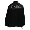 Xlarge Logo Print Full Zip Fleece Bore Jacket S Black Mesh Lining Men's Used
