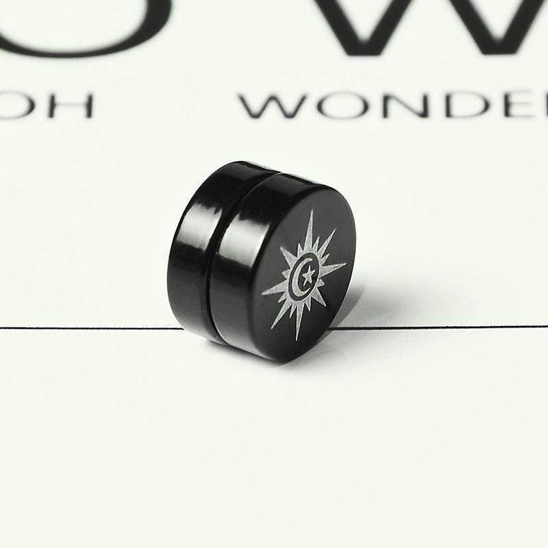 Pánské trendy magnetické náušnice a unisex falešné klipy na uši