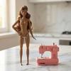 Curly Hair 1/6 Doll Model Dark Skin Action Figure Body Supermodel Nude Doll  Doll Accessories