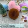 3cm 4cm 5cm Colored Imitation Rabbit Fur Pompon for Clothing, Bag Charms, Shoes & Hats DIY Decoration