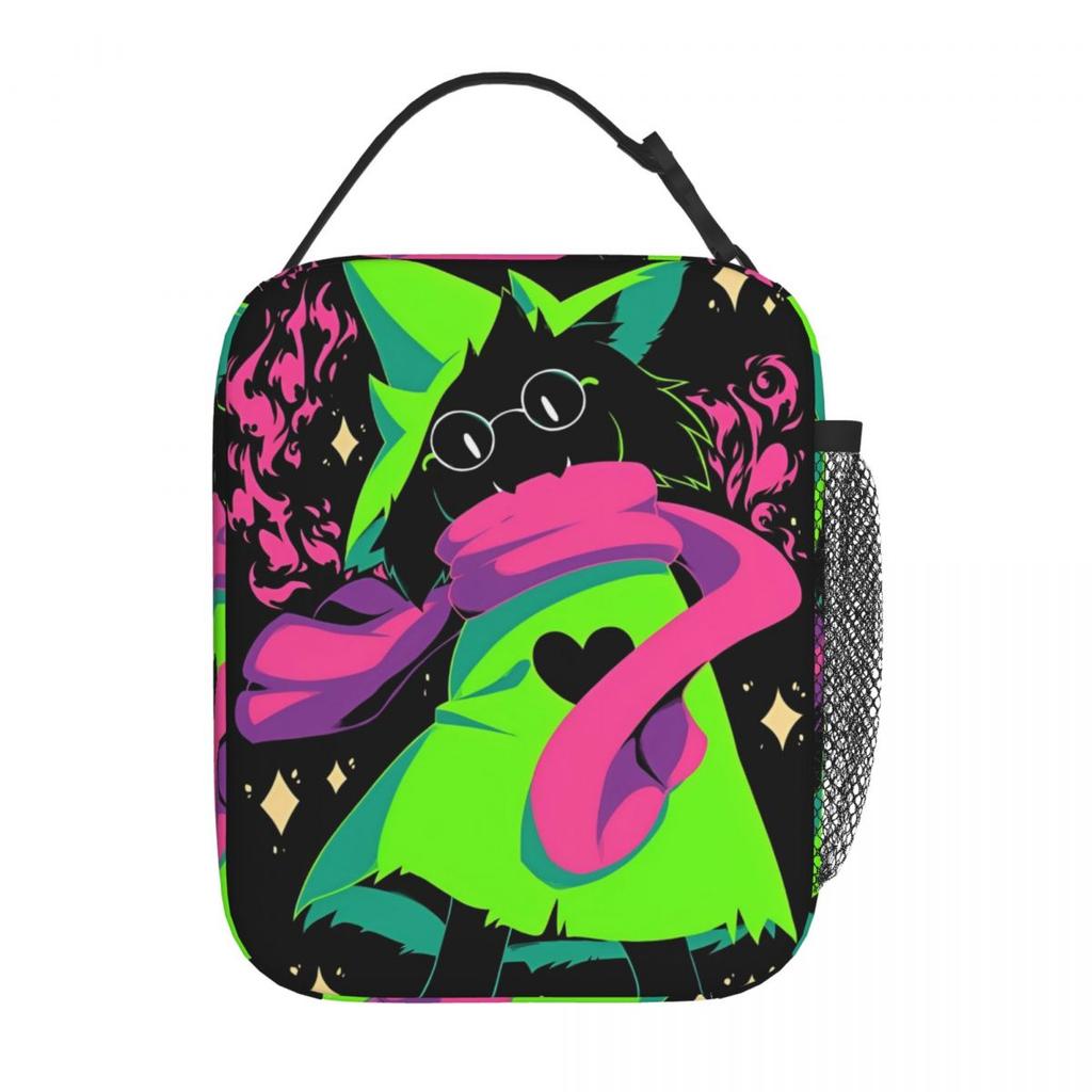 I Love He - DELTARUNE Insulated Lunch Bag Leakproof Adventure Game Reusable Thermal Bag Tote Lunch Box Beach Travel Bento Pouch