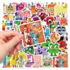 Stickers Numberblocks 50pcs Waterproof Adhesive Reusable Decoration For Cases