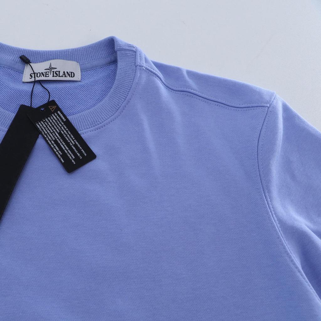 IslandStone Unisex Hoodie met Ronde Hals en Fleece Voering: Effen Kleur, Lange Mouw, Herfst/Winter Pullover