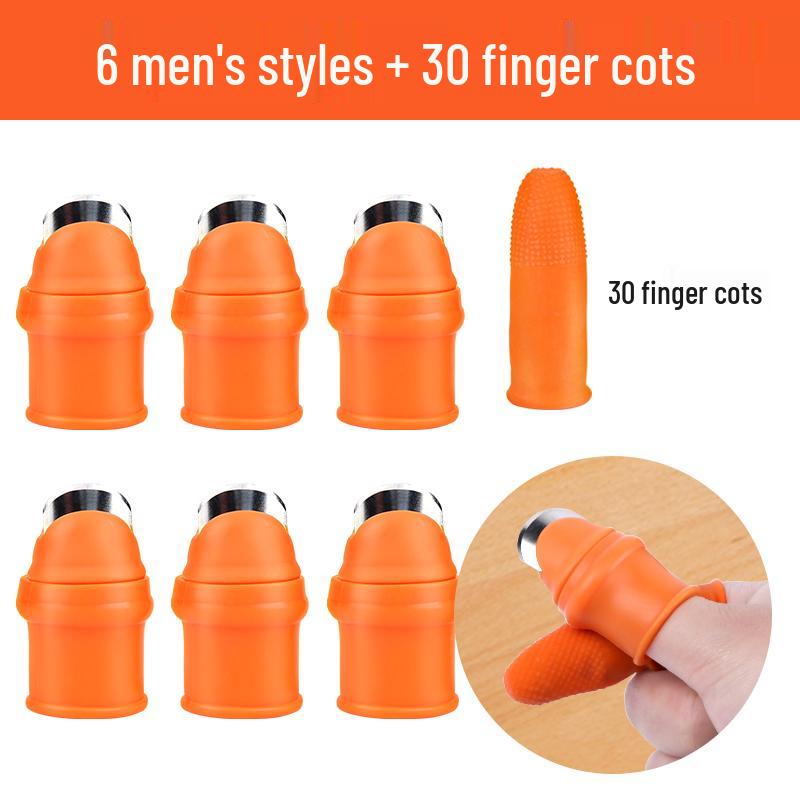 Stainless Steel Thumb Knife for Vegetable, Tea, and Garlic Peeling