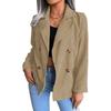 Women S Casual Corduroy Blazer Coat For Daily Wear