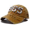 Streetwear Urban Style Street Lettering Alphabet Cotton Washed Hat Snapback Adjustable Hop Hip Stitching Embroidered 1985 Men Women Cap Baseball