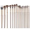 Cangzhou 15-teiliges vergoldetes Augen-Make-up-Pinselset: Highlighter, Schatten, Rouge, Eyeliner und Beauty-Tools