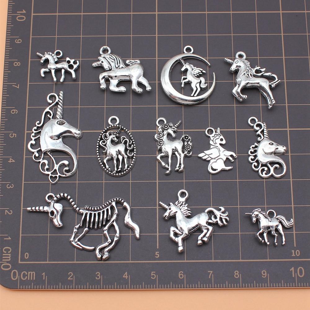 

Подвески для ювелирных изделий Ювелирные подвески с единорогом Trend 12 шт./компл.