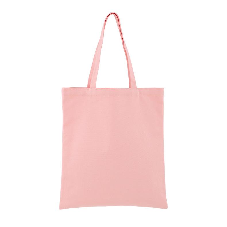 Diy Shopping Bags Women Solid Canvas Bags Casual Tote Shoulder Bags Girls Female Portable Handbags Shopping Bag