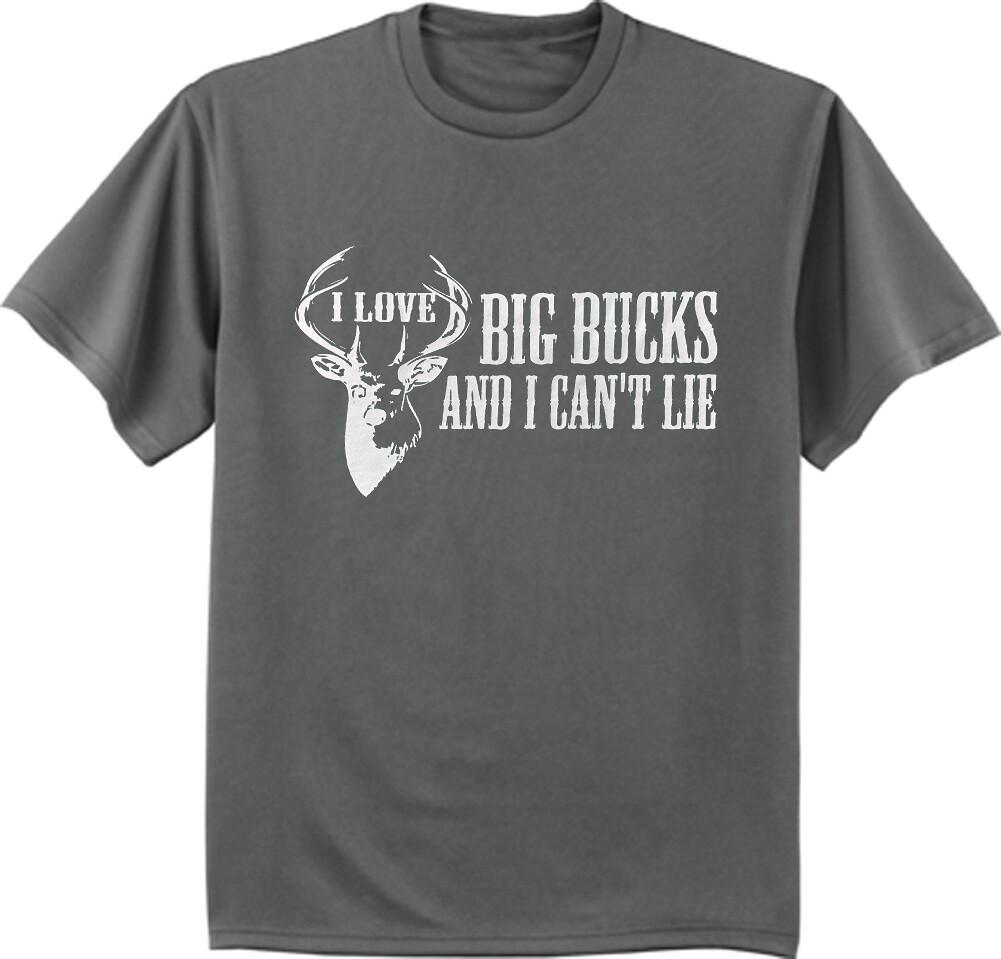 Big Bucks Funny Hunting T-Shirt Deer Hunting Accessories Gifts Mens Graphic Tees