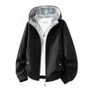 Men's American Vintage Color-Block Hooded Utility Jacket
